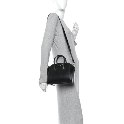 Givenchy Shiny Lord Calfskin Mini Antigona Black 2 of 13