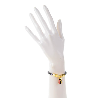 Louis Vuitton Monogram Multicolor Luck It Bracelet 17 Black 2 of 8