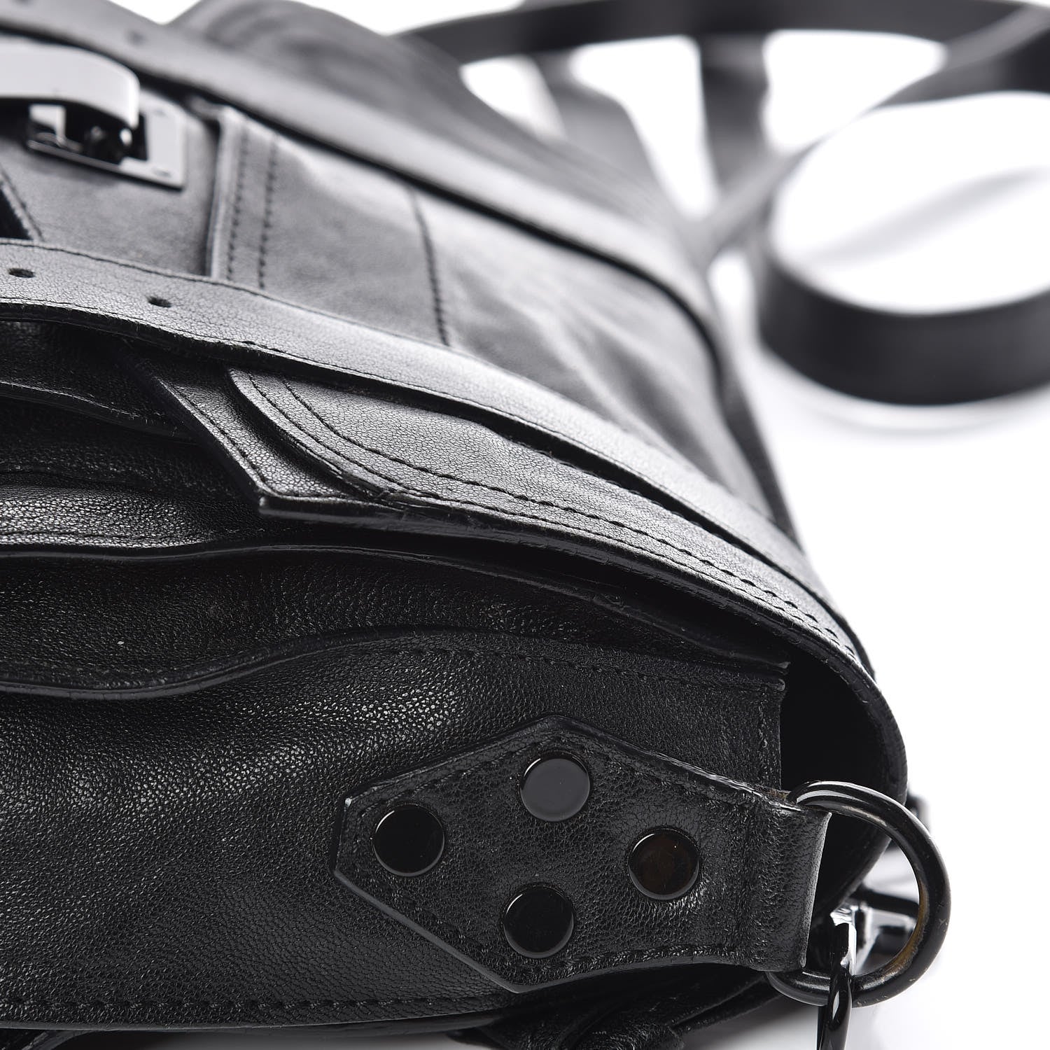 Proenza Schouler Lambskin PS1 Mini Pouch Messenger Black 18 of 19