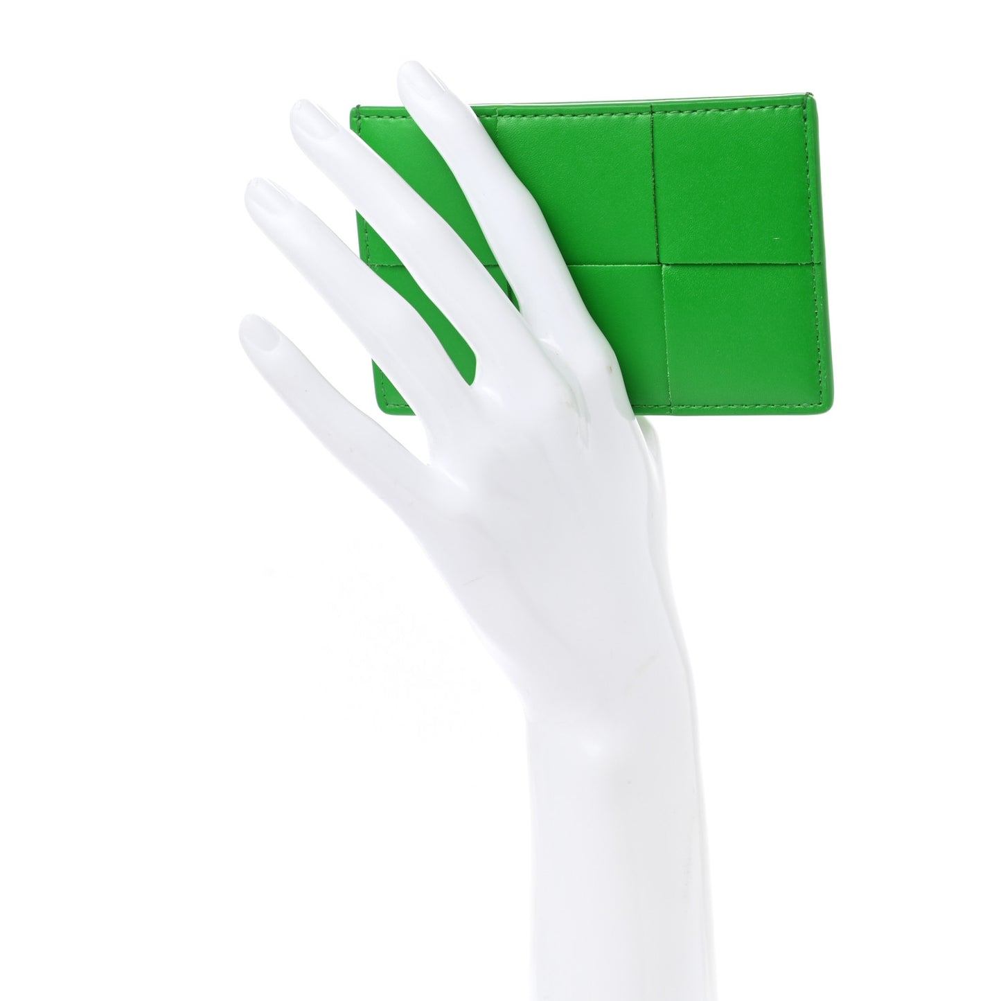 Nappa Maxi Intrecciato Card Holder Parakeet