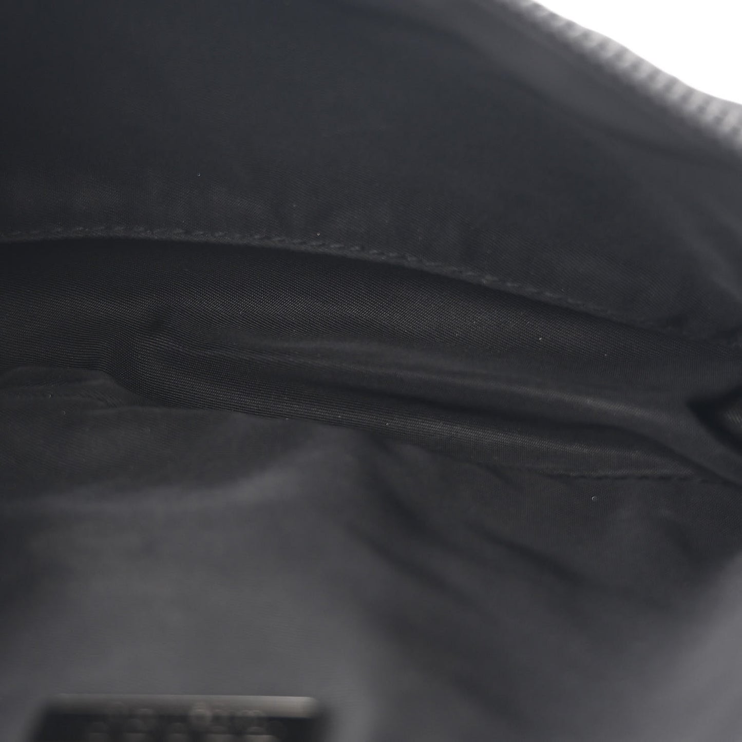 Tessuto Nylon Pochette Bag Black