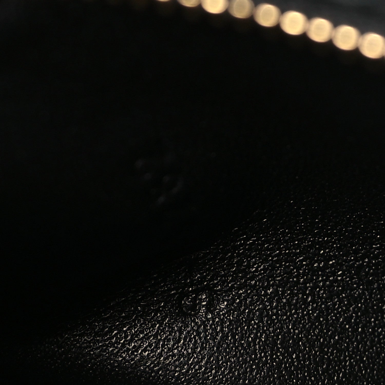 Celine Shiny Calfskin Besace Clea Chain Triomphe Black 7 of 9