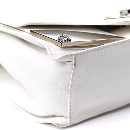 Versace Goatskin Large Stardvst Shoulder Bag White Black 11 of 15