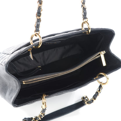 Chanel Caviar Quilted Grand Shopping Tote GST Black 5 of 7