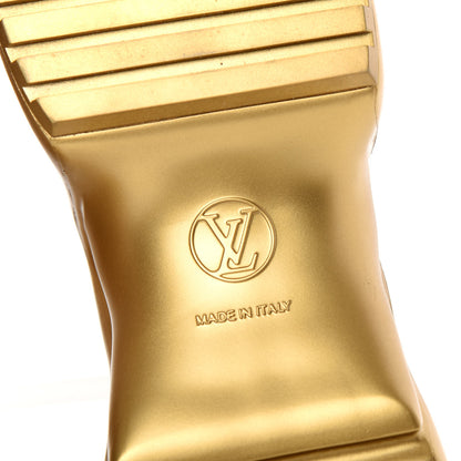 Louis Vuitton Metallic Calfskin Technical Nylon LV Archlight Sneakers 38 White Gold 10 of 11