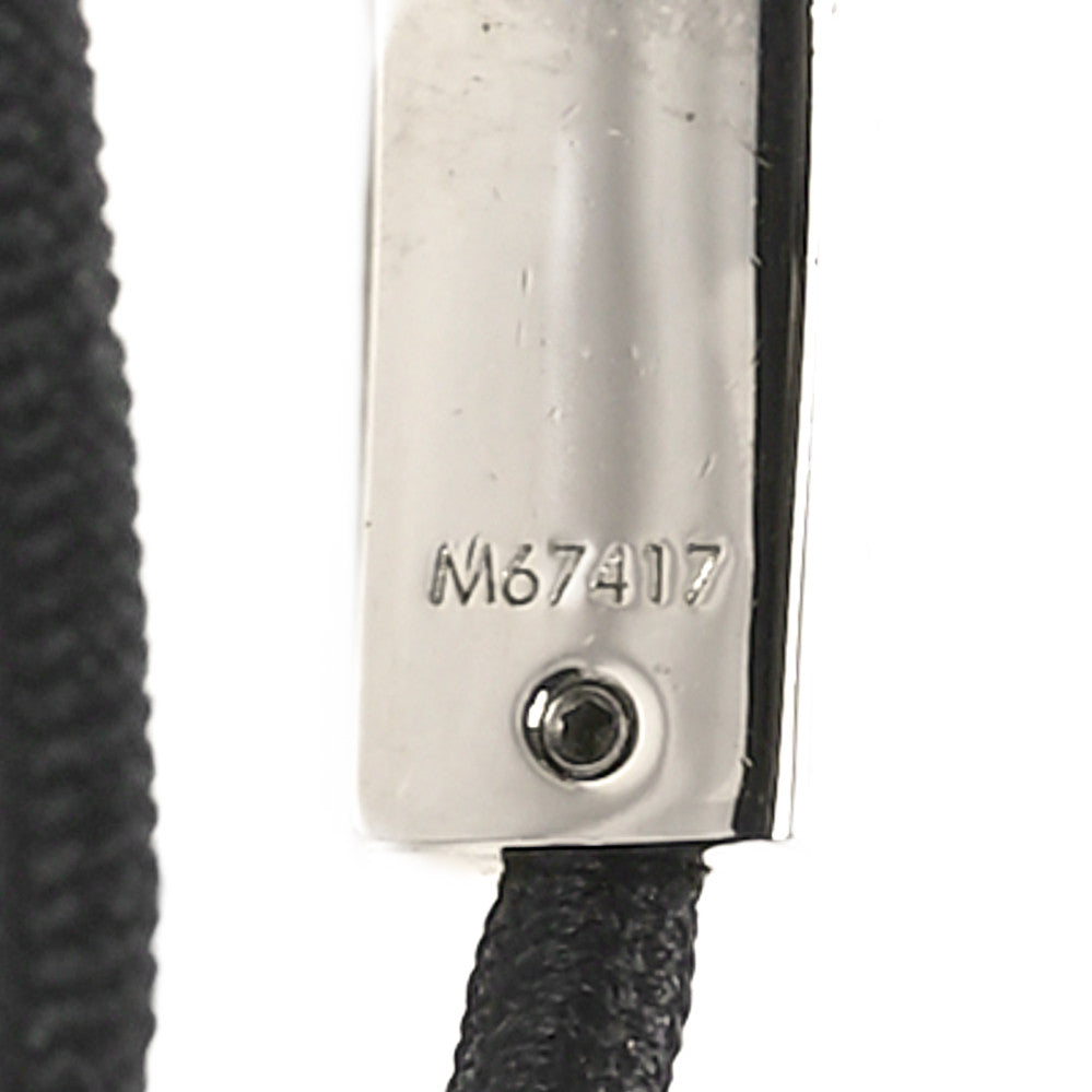 Nylon LV Space Bracelet Black