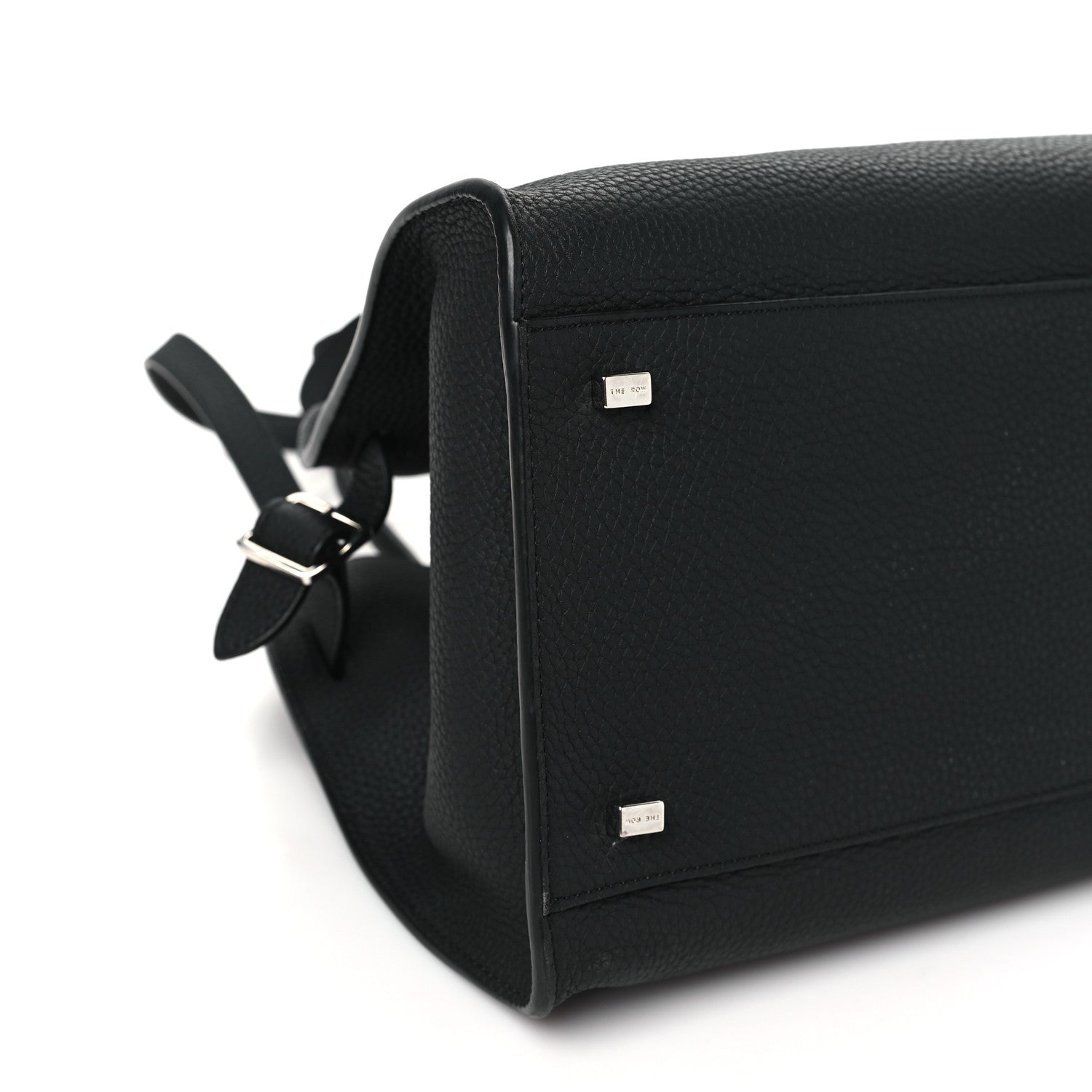 The Row Matte Grained Calfskin Soft Margaux 12 Black 8 of 9