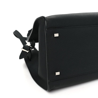 The Row Matte Grained Calfskin Soft Margaux 12 Black 8 of 9