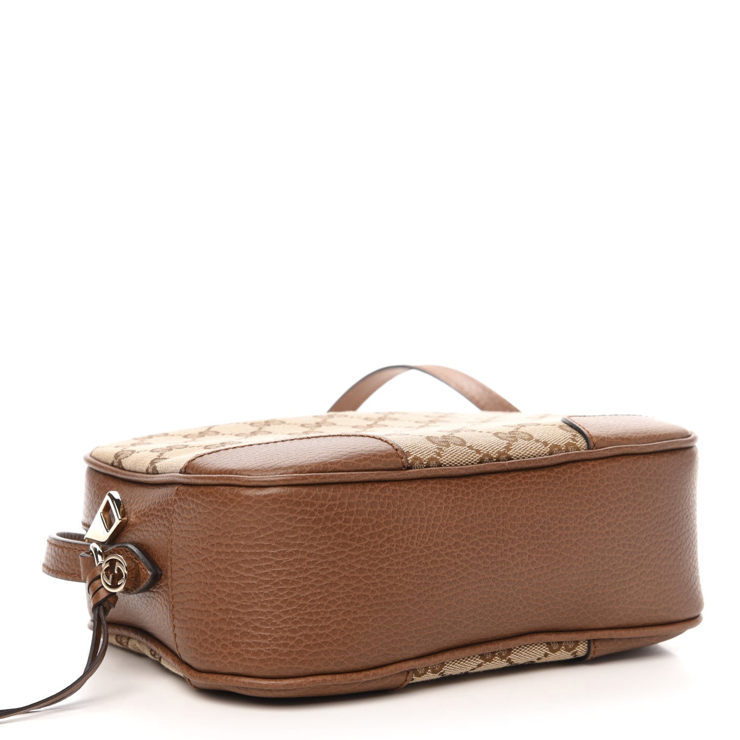 Gucci Monogram Mini Bree Messenger Bag Beige Tabacco 4 of 12