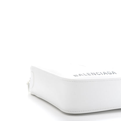Balenciaga Calfskin XS Triangle Duffle White 8 of 12