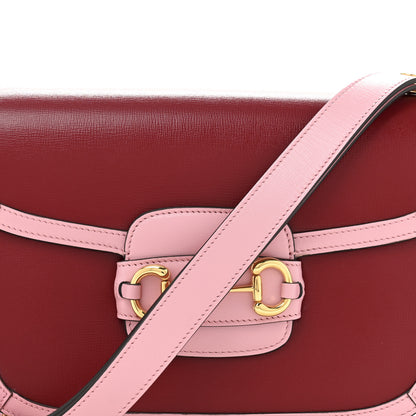 Gucci Azalea Calfskin Horsebit 1955 Shoulder Bag New Cherry Red Wild Rose 8 of 11