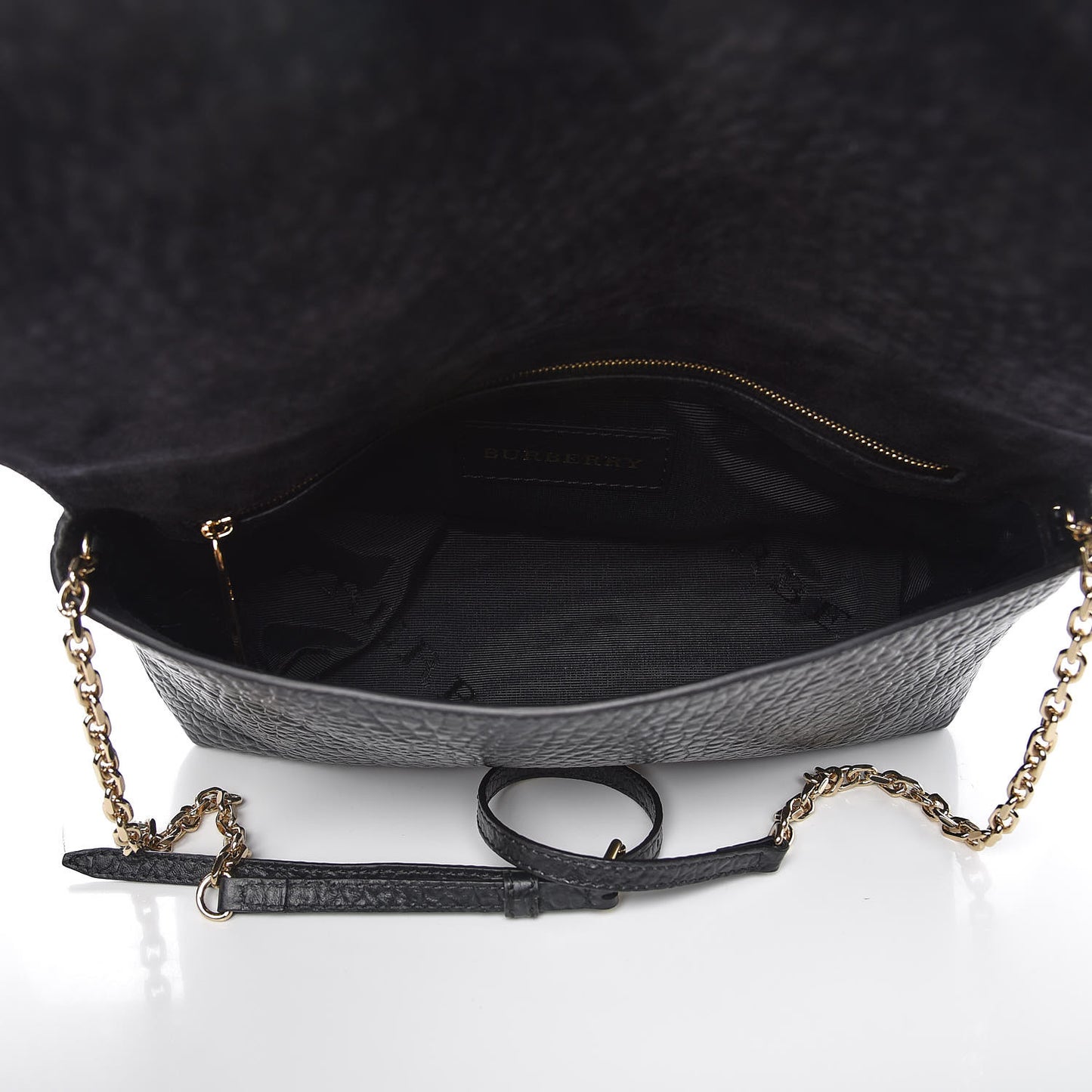 Signature Grain Medium Mildenhall Crossbody Bag Black