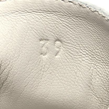 Hermes Calfskin Womens Deep Sneakers 39 White 6 of 9