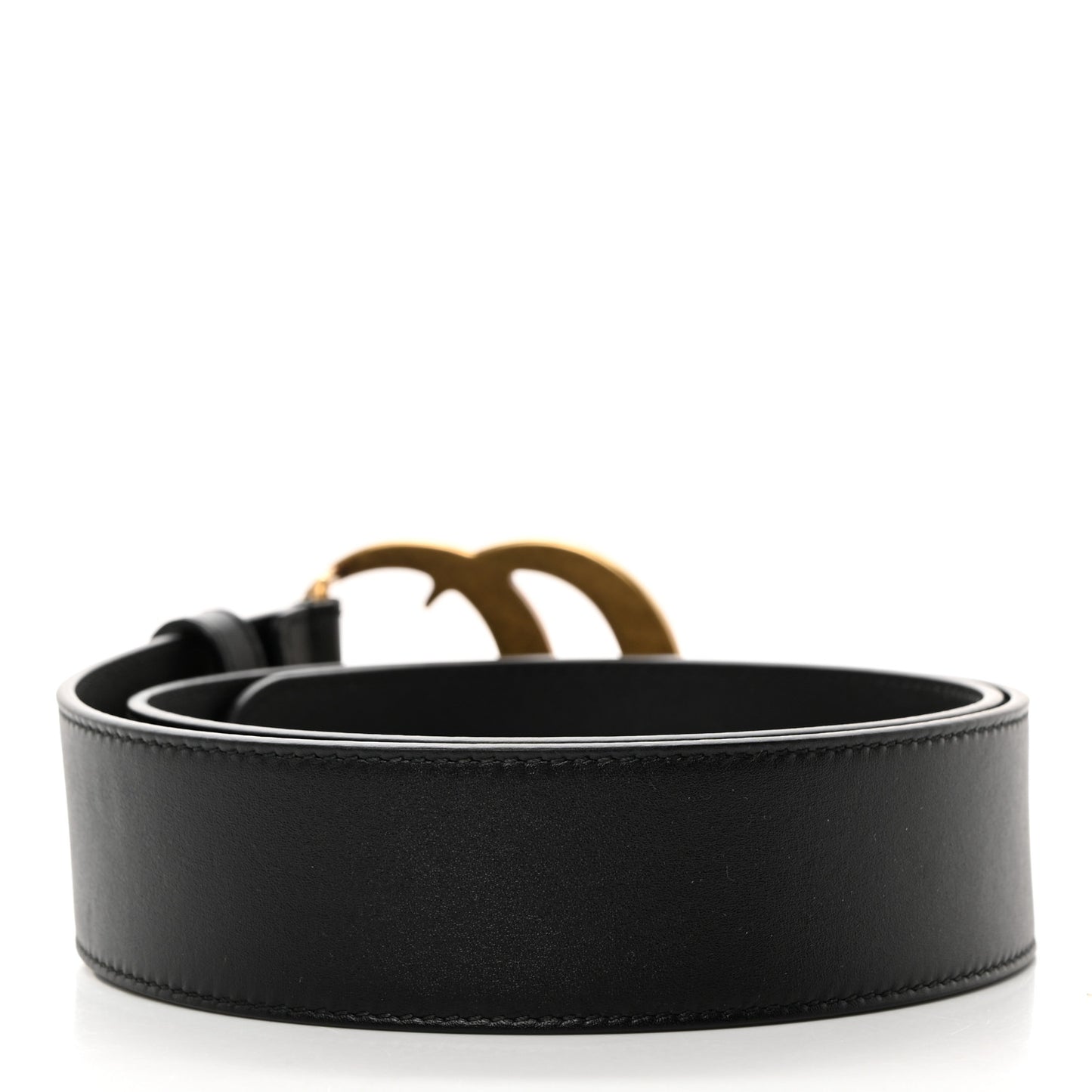 Plutone Calfskin Double G 40mm Belt 75 30 Black