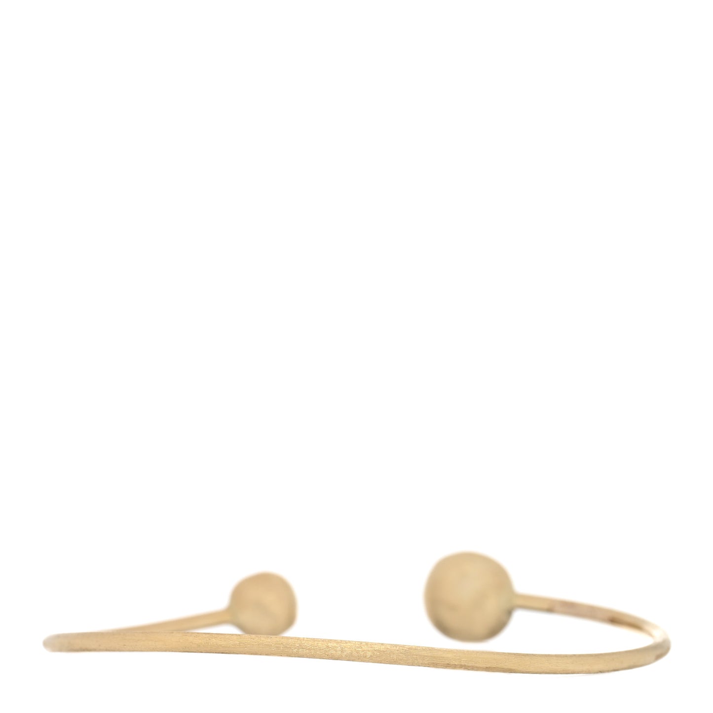 18K Yellow Gold Africa Flexible Cuff Bracelet