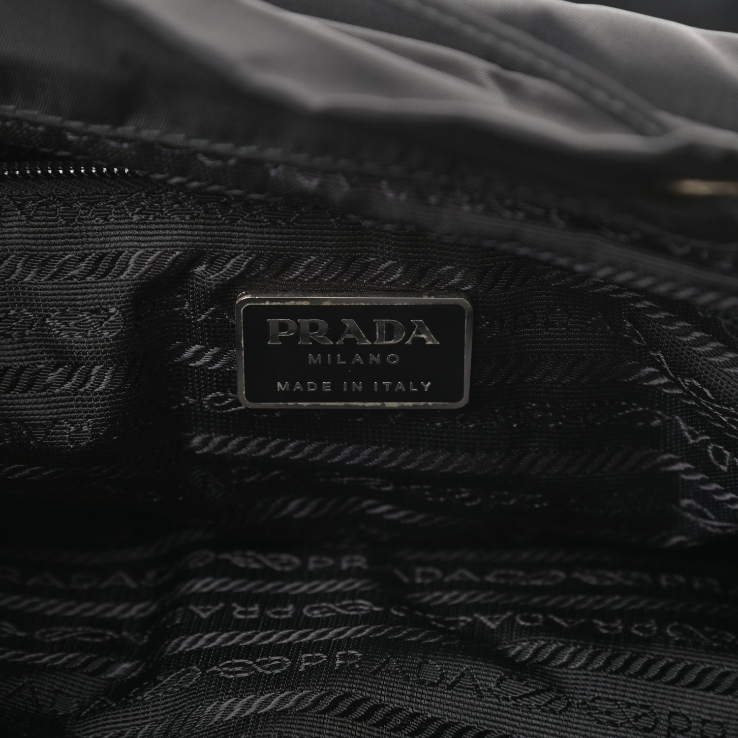 Prada Tessuto Nylon Small Backpack Black 6 of 11