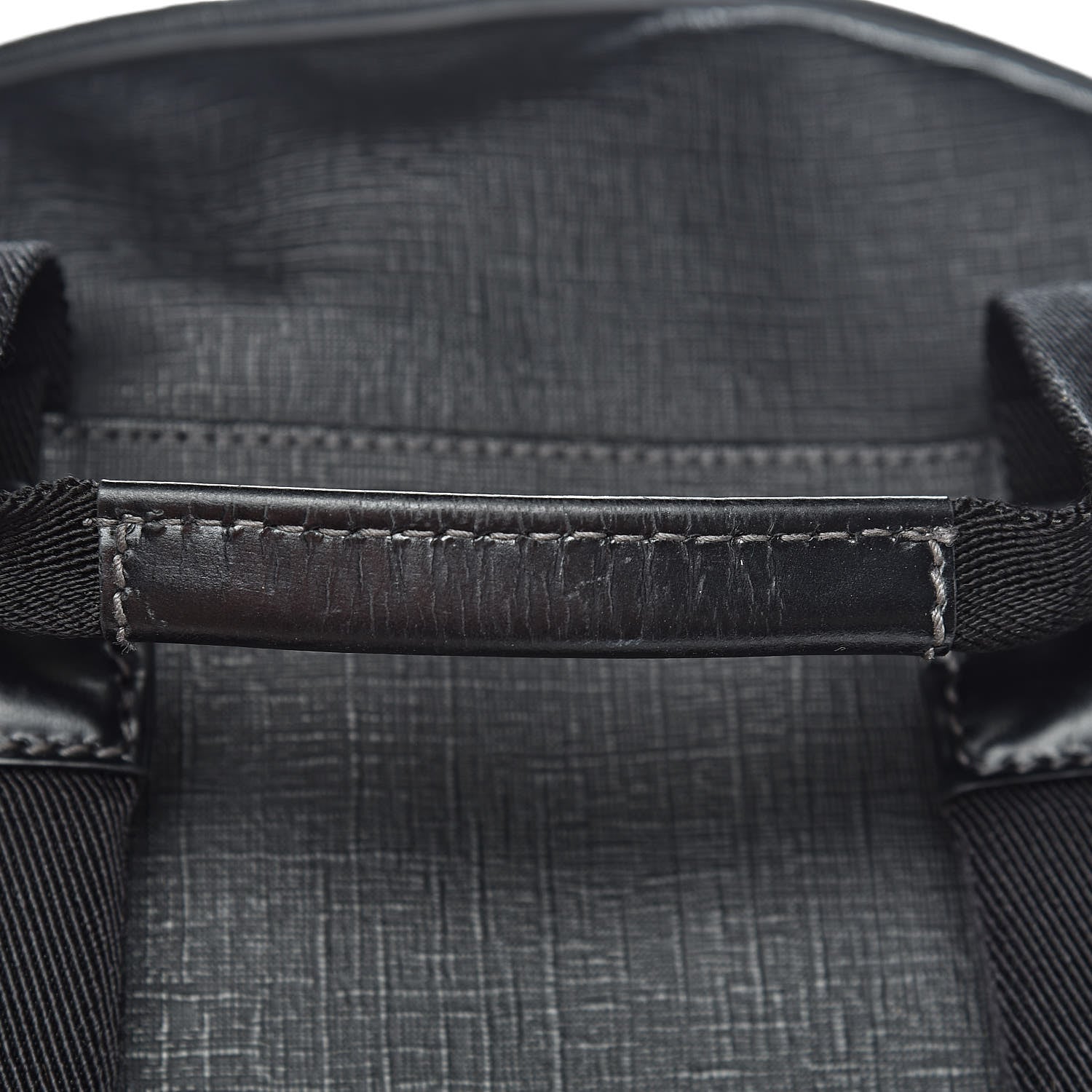 Gucci Coated Canvas Interlocking G Travel Backpack Black 13 of 15