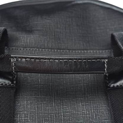 Gucci Coated Canvas Interlocking G Travel Backpack Black 13 of 15