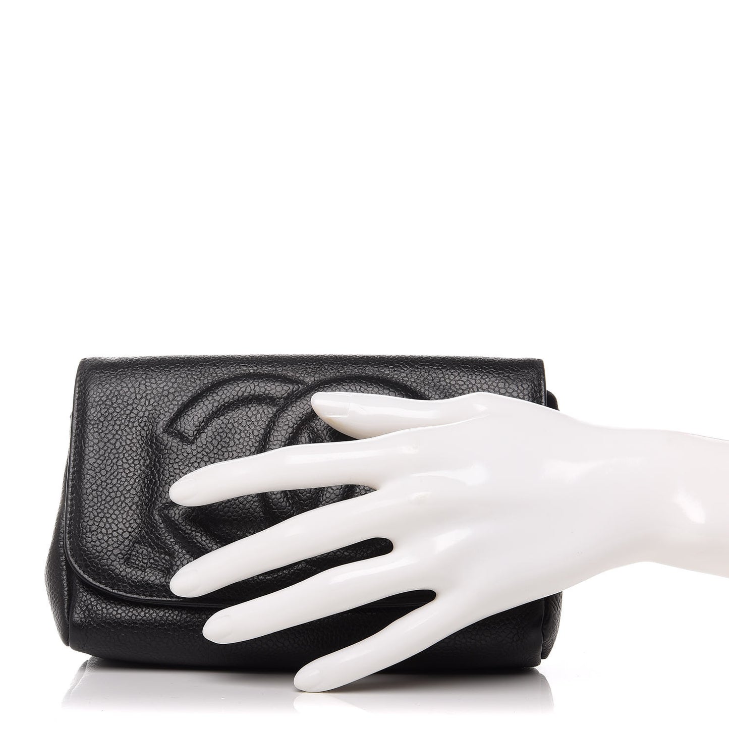 Caviar CC Flap Cosmetic Case Black