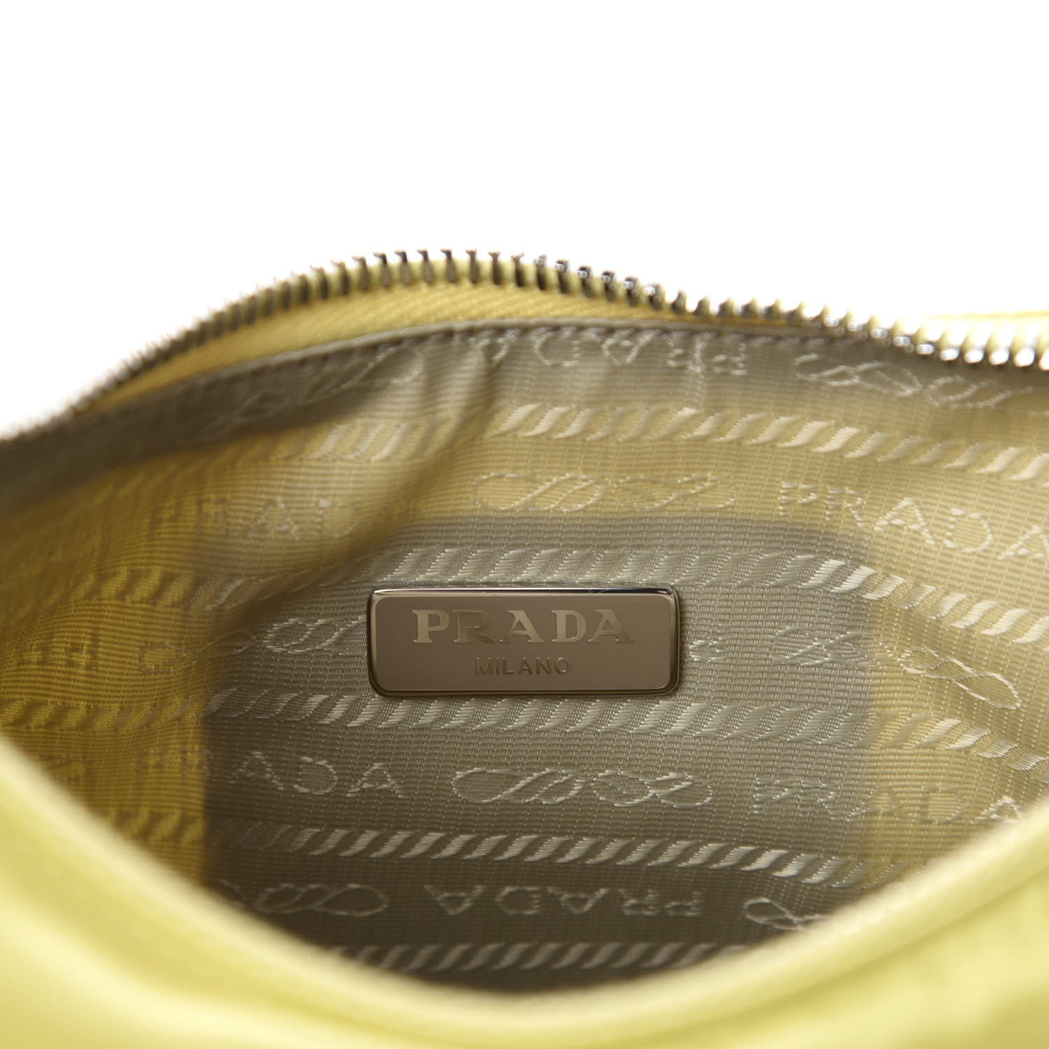 Prada Nylon Saffiano Re-Edition 2005 Shoulder Bag Ananas 8 of 11