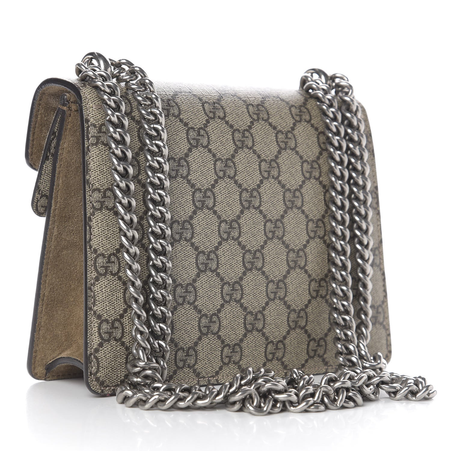 Gucci GG Supreme Monogram Mini Dionysus Shoulder Bag Taupe 2 of 10