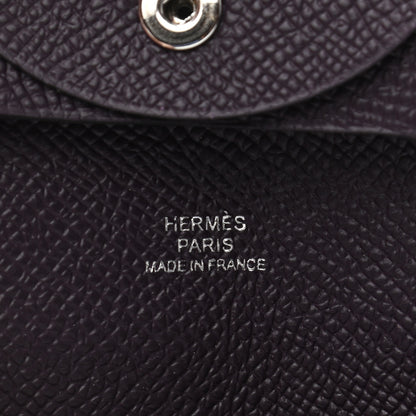 Hermes Epsom Bastia Coin Purse Raisin 6 of 6