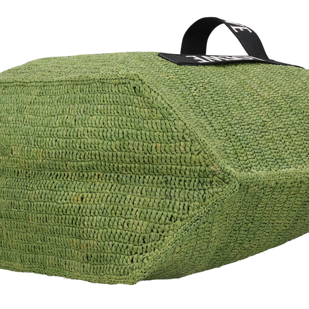 Raffia Paulas Ibiza Fold Shopper Tote Green