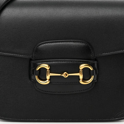Gucci Azalea Calfskin Horsebit 1955 Shoulder Bag Black 8 of 13