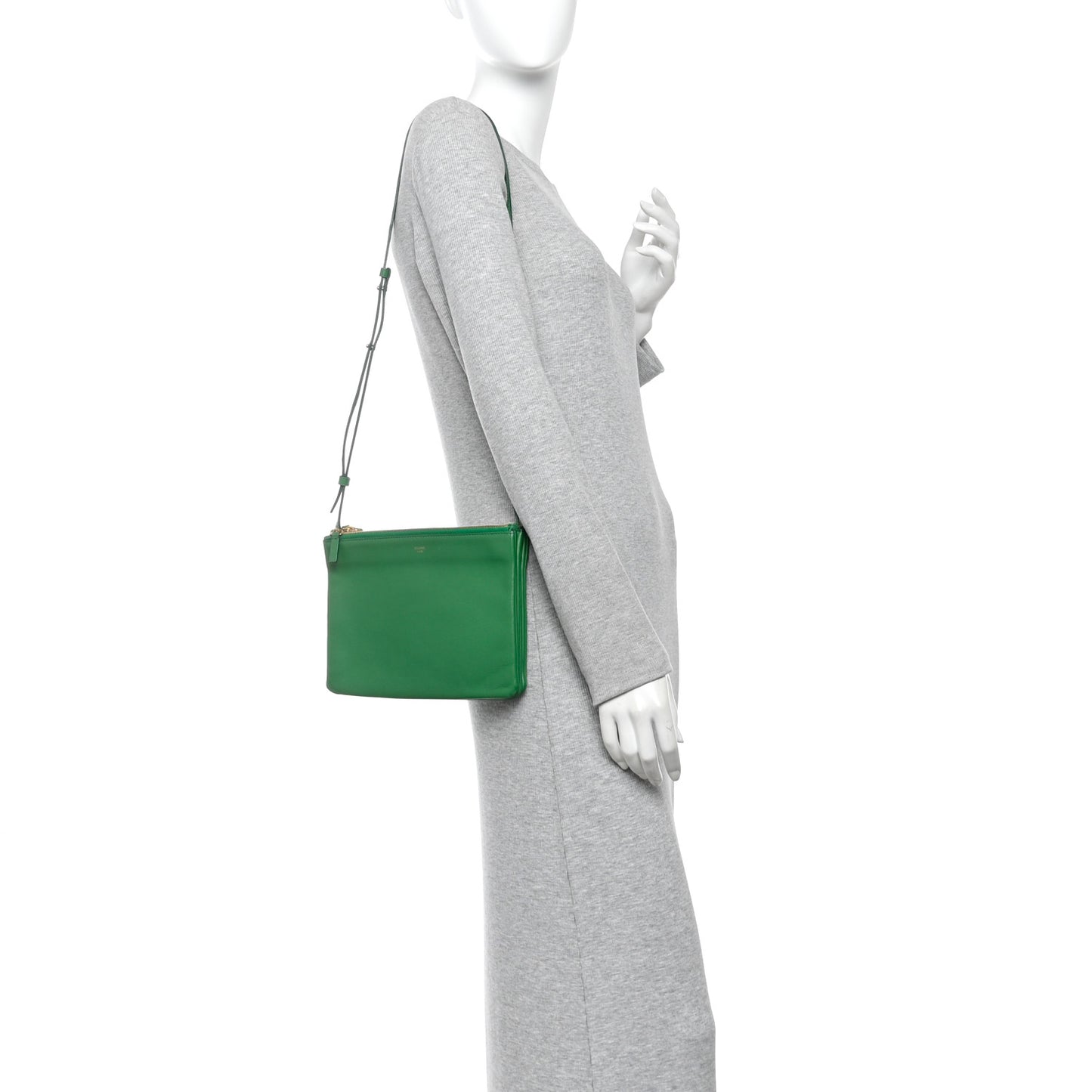 Lambskin Large Trio Crossbody Bag Palm
