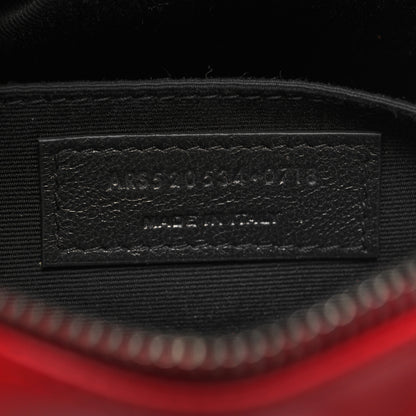 Saint Laurent Calfskin Matelasse Monogram Lou Camera Bag Red 7 of 10