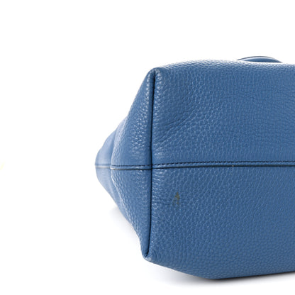 Prada Vitello Daino Tote Cobalto 8 of 9