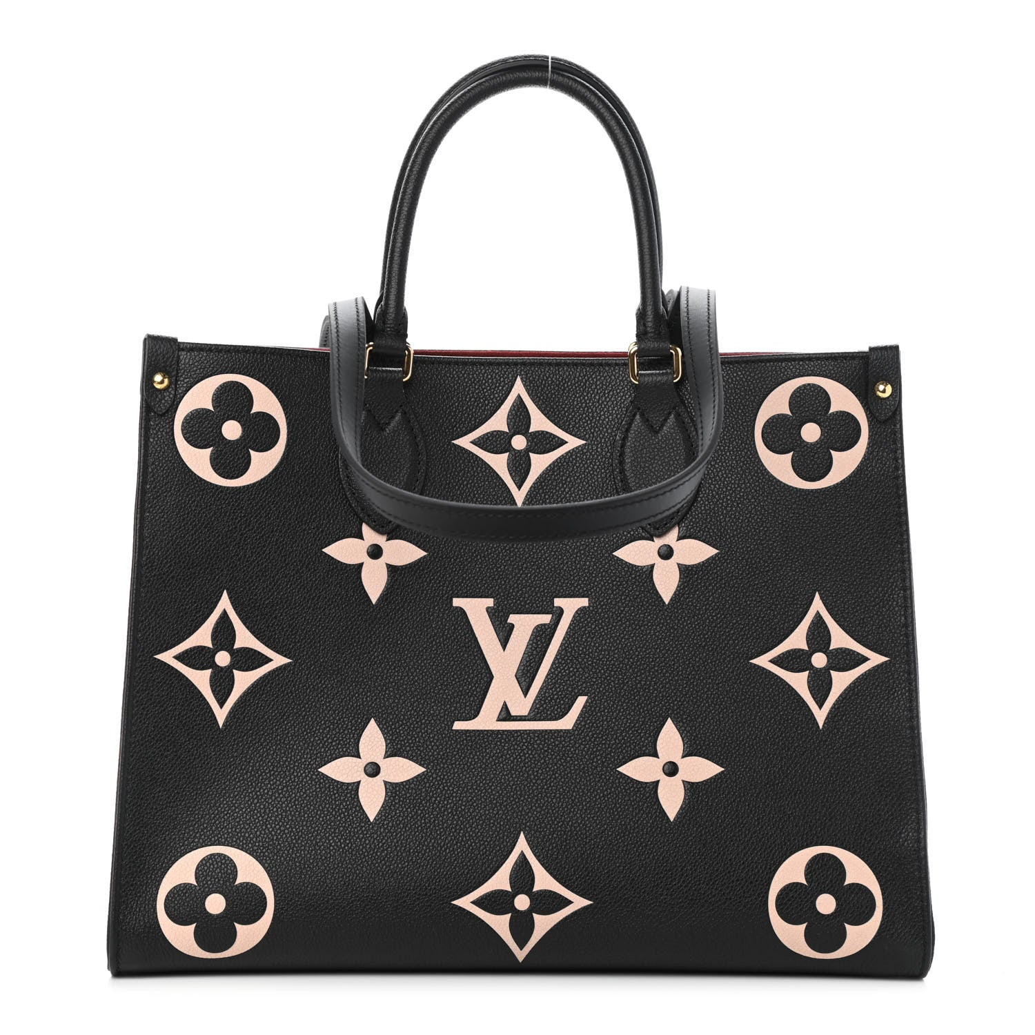 Louis Vuitton Empreinte Monogram Giant Onthego MM Black Beige 1 of 4
