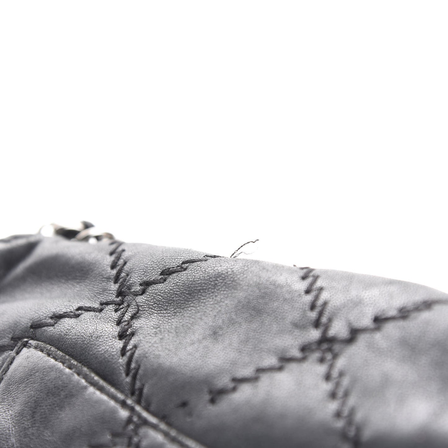 Lambskin Ultimate Stitch Flap Black