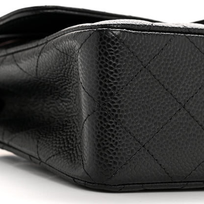 Chanel Caviar Quilted Small Double Flap Black 9 of 11