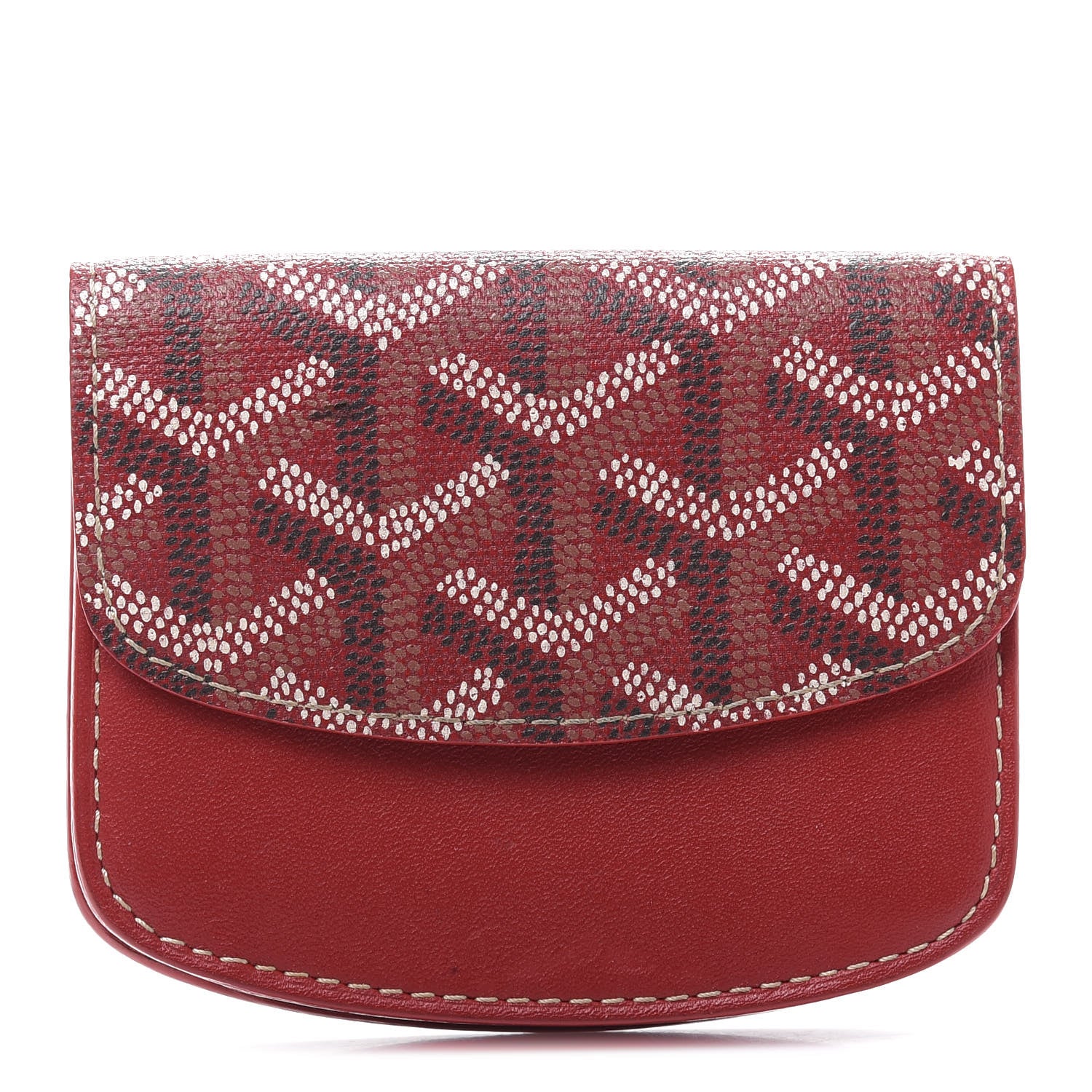 Goyard Goyardine Coin Pouch Red 1 of 10