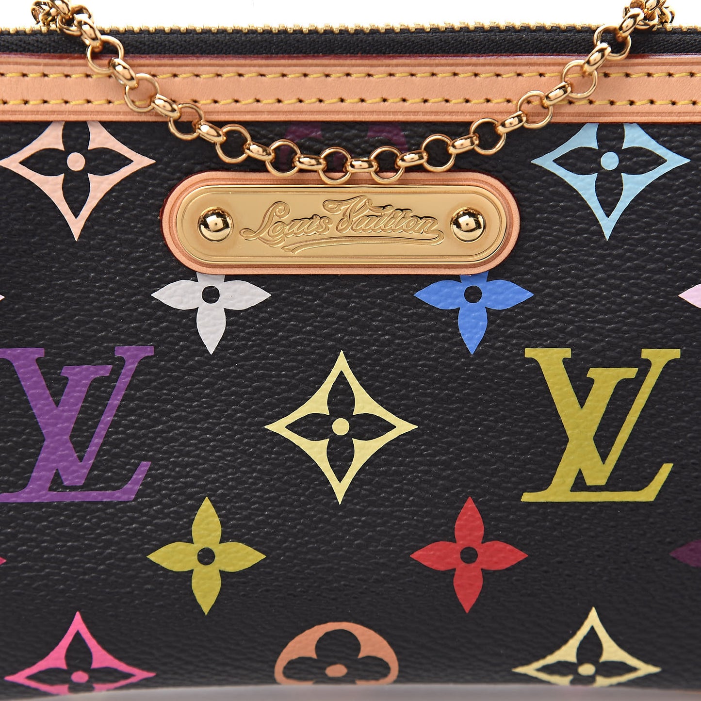 Monogram Multicolor Pochette Milla MM Black