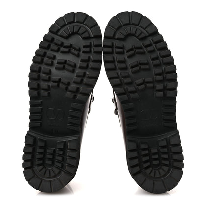 Valentino Garavani Calfskin Vlogo Loafers 39.5 Cacao 7 of 14