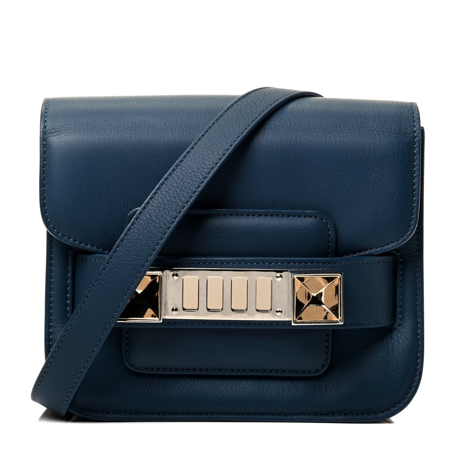 Proenza Schouler Calfskin Tiny PS11 Classic Shoulder Bag Dark Teal 1 of 3