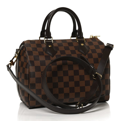 Louis Vuitton Damier Ebene Speedy Bandouliere 25 3 of 9