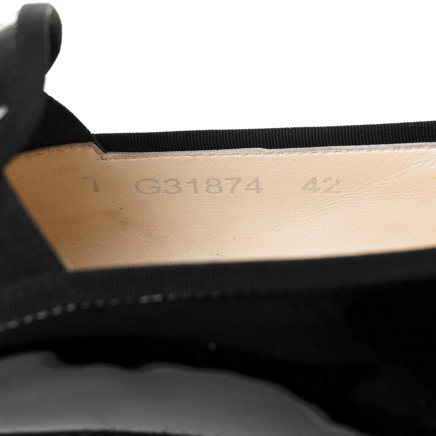 Chanel Patent Calfskin CC Mocassin Loafer Espadrilles 42 Black 7 of 7
