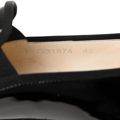 Chanel Patent Calfskin CC Mocassin Loafer Espadrilles 42 Black 7 of 7