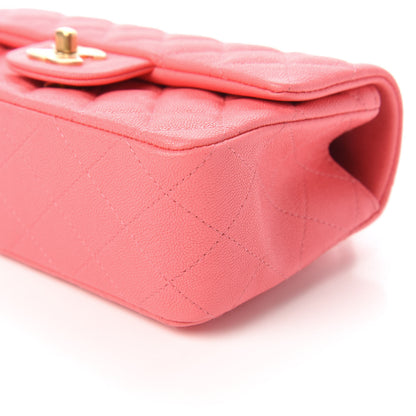 Chanel Caviar Quilted Mini Top Handle Rectangular Flap Pink 7 of 10