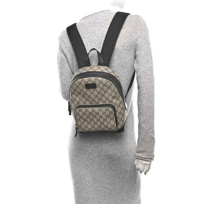 Gucci GG Supreme Monogram Small Eden Day Backpack Black 2 of 10
