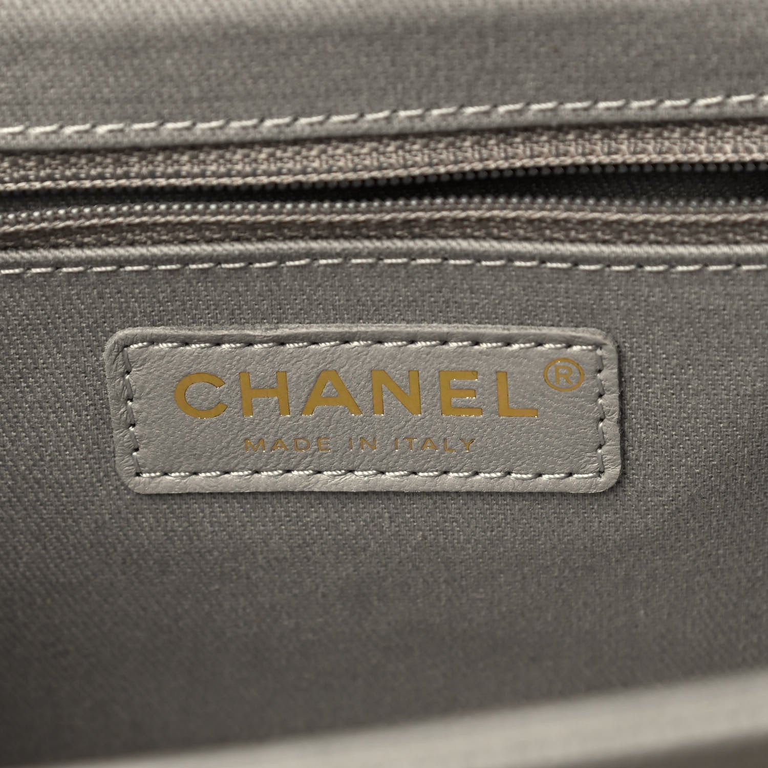 Chanel Caviar Quilted Medium Business Affinity Flap Grey 6 of 9