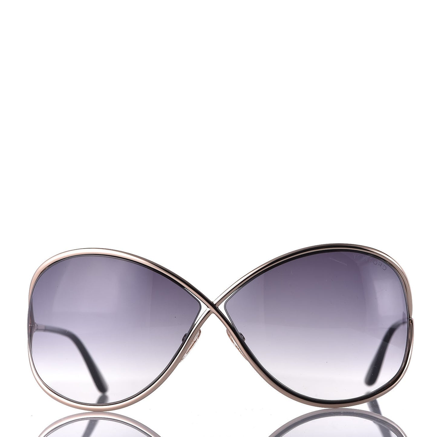 Miranda Crossover Sunglasses TF130 Black Rose Gold