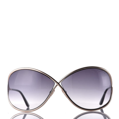 Tom Ford Miranda Crossover Sunglasses TF130 Black Rose Gold 2 of 8