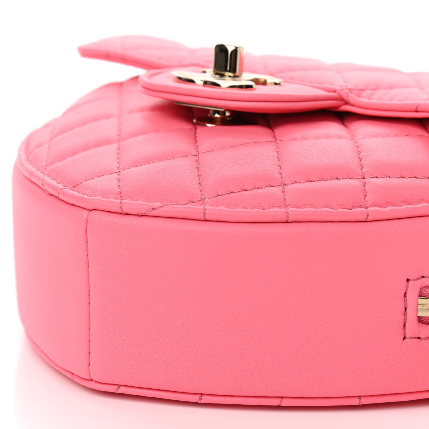 Chanel Lambskin Quilted CC In Love Heart Bag Pink 10 of 14