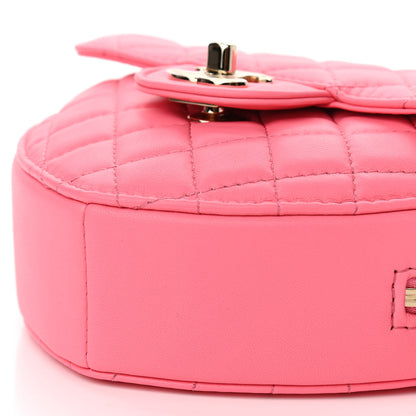 Chanel Lambskin Quilted CC In Love Heart Bag Pink 10 of 14
