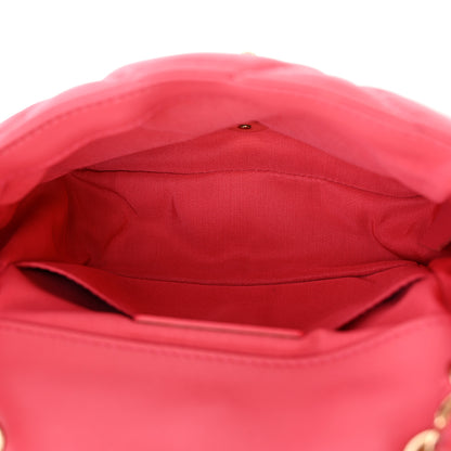 Chanel Calfskin Quilted Mini Square Bubbly Flap Pink 5 of 10