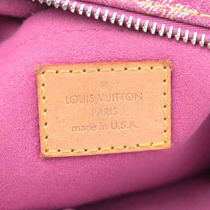 Louis Vuitton Denim Baggy PM Fuchsia 6 of 11